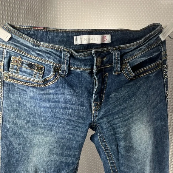 Tin Haul Women's Bootcut Blue Jeans-size 28L - Picture 3 of 12